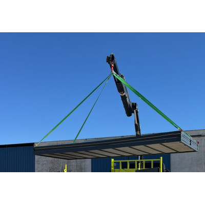 Caseta plegable Reforzada 20 pies – Folder X 900 (Caseta metálica Blanco/Gris)|Casetas Plegables Modular