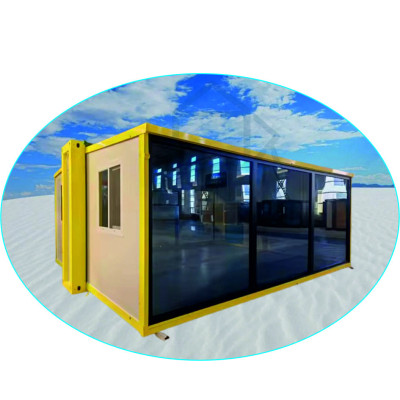 Casa Plegable de 25 m² – Doble Ala 700 Amarilla