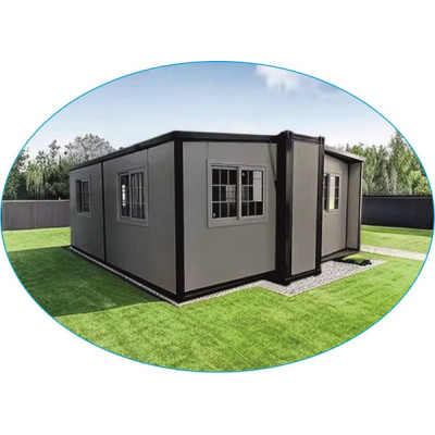 Casa Plegable de 25 m² – Doble Ala 700 Gris Perla