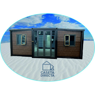 Casa Plegable 37 m² Nogal