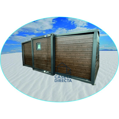 Casa Plegable 37 m² Nogal