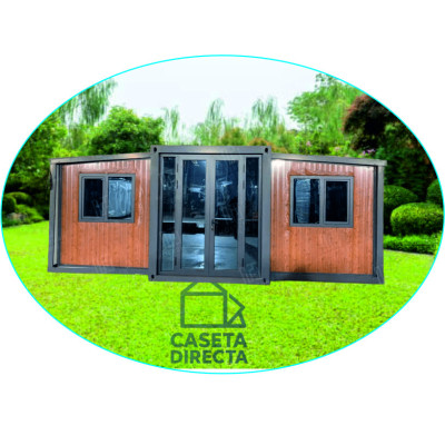 Casa Plegable 37 m² Roble