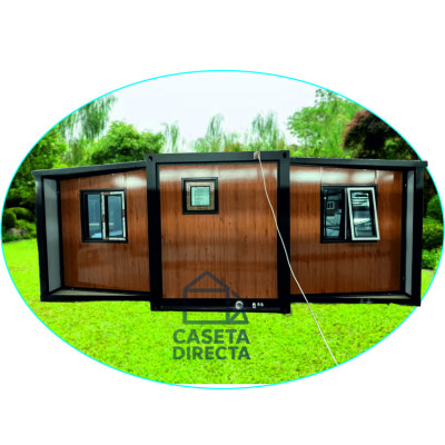 Casa Plegable 37 m² Roble