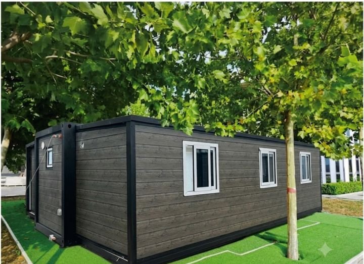 Casa expandible 75 m² con dos baños y cocina